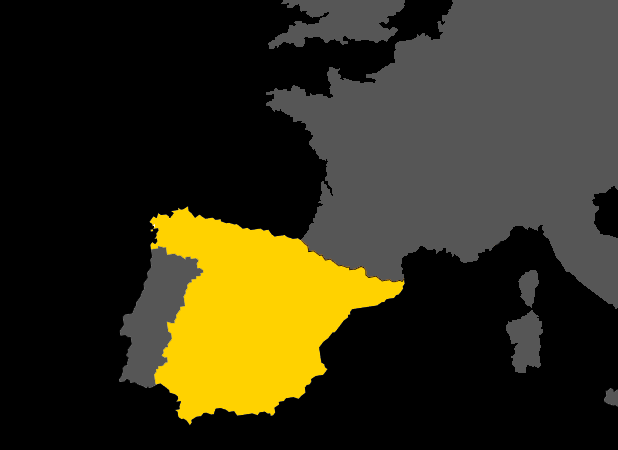 map Spain
